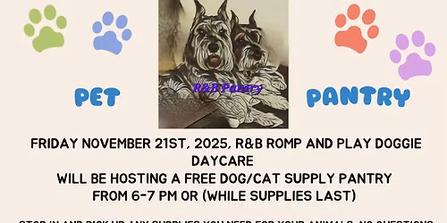 Free Dog\/Cat Supply Pantry