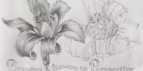 Drawing Flowers with Perspective [Botanical Art Workshop]