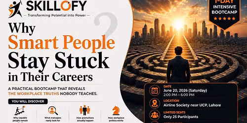 1-Day Intensive Career Bootcamp | Why Smart People Stay Stuck in Their Careers 