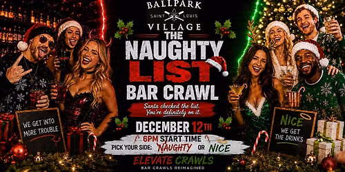 The Naughty List Bar Crawl - St Louis