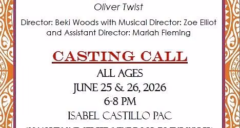 Oliver! casting call