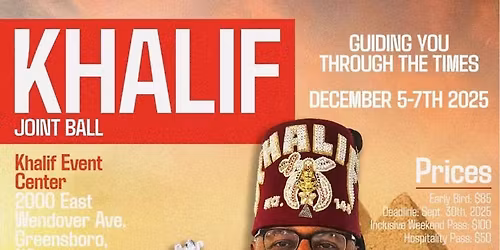 Khalif Joint Ball Weekend