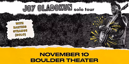 Joy Oladokun with Bartees Strange | Boulder Theater