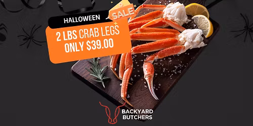 \ud83c\udf83 Grand Opening! Get 2 lbs Crab Legs for $39! \ud83e\udd80 Jumbo Shrimp, USDA Steaks & More! \ud83c\udf83\ud83d\udc7b