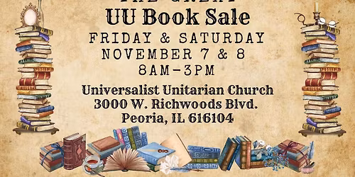 The Great UU Book Sale! \ud83d\udcda