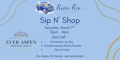 March Sip N' Shop