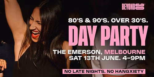 80s &amp; 90s Over 30s Daytime Clubbing - Melbourne\ud83d\udd7a\ud83c\udffd