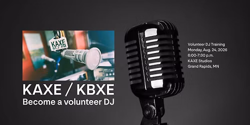 Become a DJ at KAXE