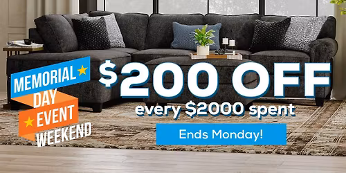 Memorial Day Weekend Savings
