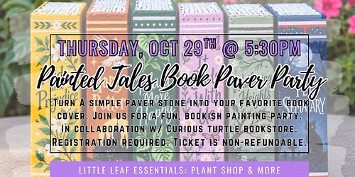 Painted Tales - Book Paver Party