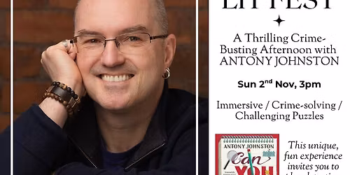 A Thrilling Interactive Crime-Busting Afternoon with Antony Johnston