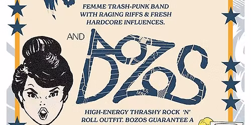 Bunny Boilers + Bozos @ Young, Loud & Snotty in the Back Room of The Bell on Friday 28th November