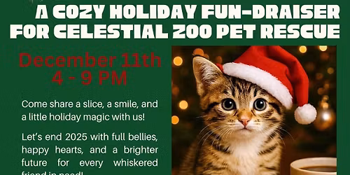 Meowy Christmas: A Cozy Holiday Celestial Zoo Pet Rescue Village Inn FUN-draiser Event