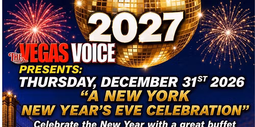 Tony\u2019s Rhinestone New York New Year\u2019s Eve Dinner Show! Ringing in 2027!