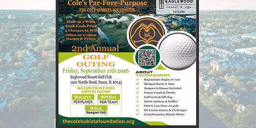 Cole's Par-Fore-Purpose Golf Outing 2026