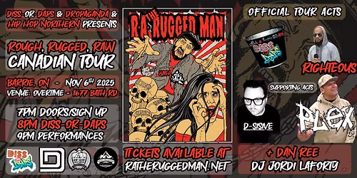R.A. The Rugged Man - Barrie - w\/ Diss-Or-Daps Ep. 50