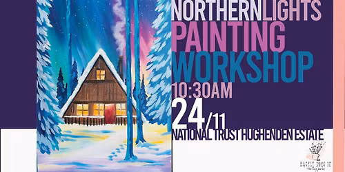 Norther Lights Painting Morning @ National Trust Hughenden Estate