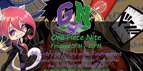 Game Nook's Friday One Piece Night