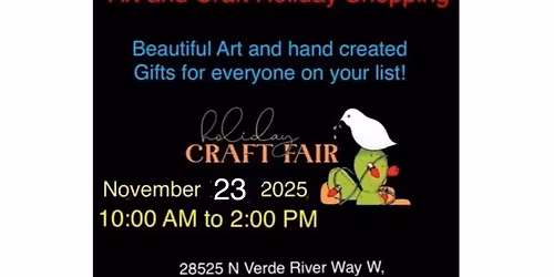 TVR Holiday Fine Art and Craft Fair