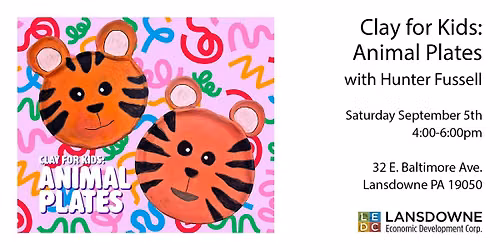 Clay for Kids: Animal Plates