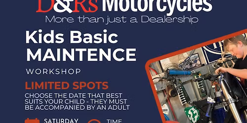 Youth 10 -16 Basic Maintenance Workshop