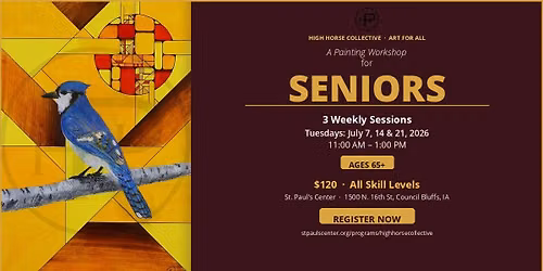 High Horse Collective:  Art for All, A Painting Workshop for Seniors