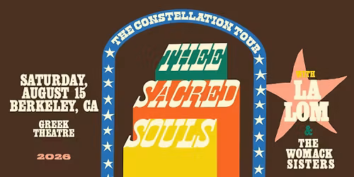 Thee Sacred Souls at Greek Theatre