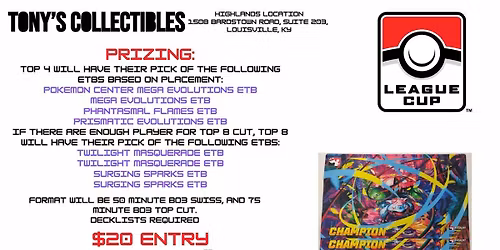 Tony's Collectible's Highlands Q2 Mega Evo Cup