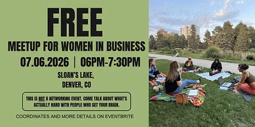 Free Meetup for Women in Business: Denver