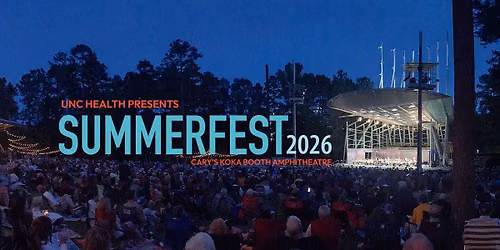 North Carolina Symphony - Mozart by Moonlight at Koka Booth Amphitheatre at Regency Park