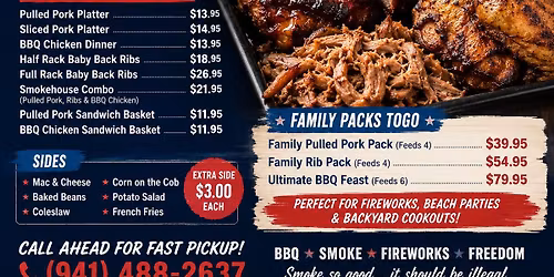 4th of July BBQ Togo 