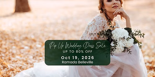 Belleville Pop Up Wedding Dress Sale