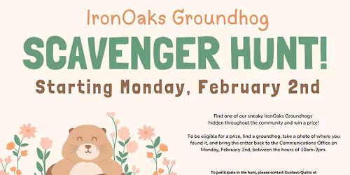 Groundhog Scavenger Hunt!