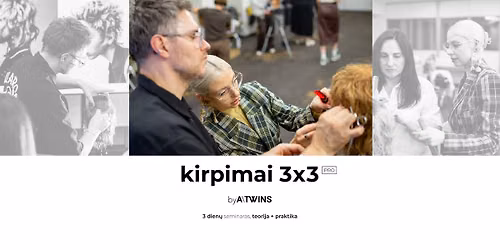 Kirpimai 3 x 3 | teorija + praktika