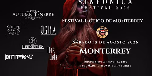 Festival G\u00f3tico de Monterrey 2026 | Sinf\u00f3nica Festival