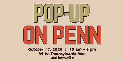 Fall Pop Up on Penn