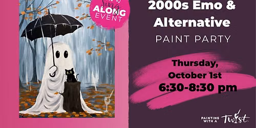 2000s Emo & Alternative Sing-along Paint Party!