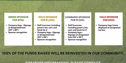 Fairways Fore Friends 2026 Golf Outing