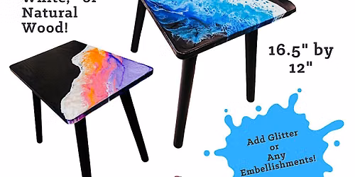 *NEW* Resin Poured Side Tables