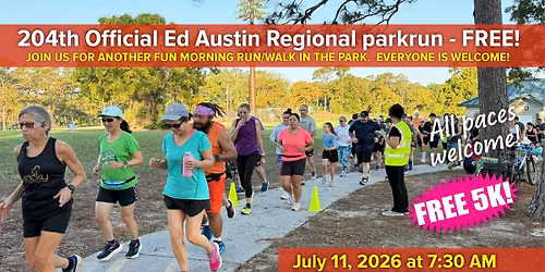 204th Official Ed Austin Regional parkrun (Jacksonville, FL)
