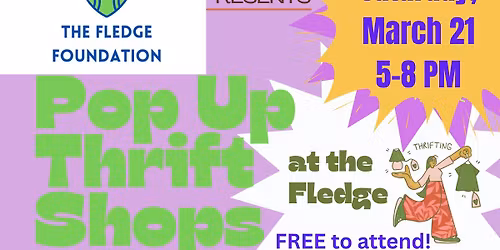 Thrift Shop Pop Up at the Fledge! 