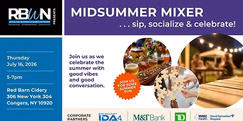 MidSummer Mixer... sip, socialize & celebrate!