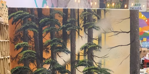 Woodland Peace - Bob Ross wet on wet by Certified Instructor (CRI)