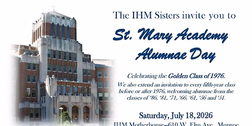 St. Mary Academy Alumnae Day