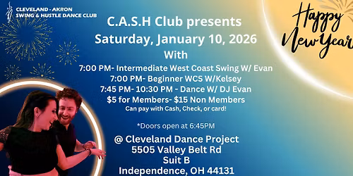 C.A.S.H. Club- January Dance