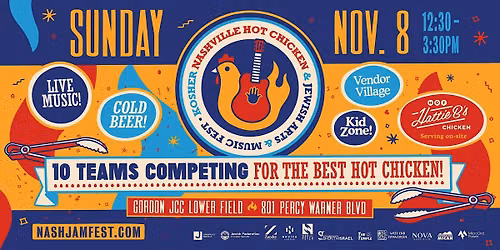 Kosher Nashville Hot Chicken & Jewish Arts & Music Festival