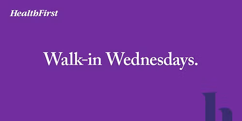 Walk-in Wednesday - Health First's Viera Hospital