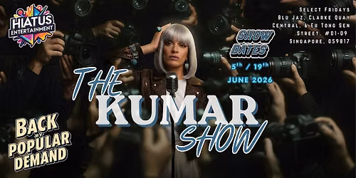 Kumar's Stand-Up Comedy Live! June 2026 Edition