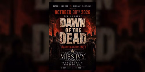 DAWN OF DEAD  HALLOWEEN COSTUME PARTY