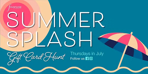 Summer Splash Gift Card Hunt